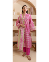 3-PC unstitched Printed Lawn By Zellbury | 0250